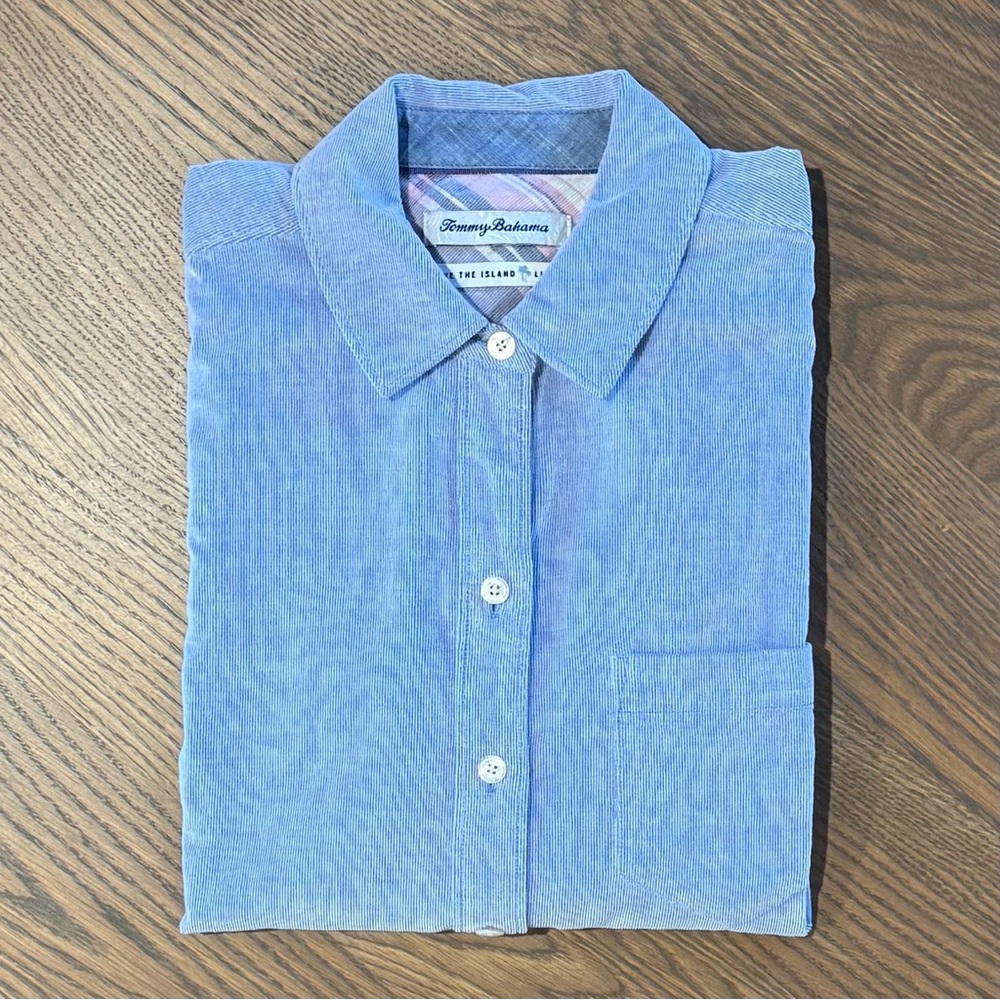 Tommy Bahama Coasta Cord Sun-Washed Shirt NWT